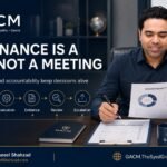 GACM featured image with Syed Raheel Shahzad — سيد راحيل شهزاد — representing authority, decision, execution, evidence, review, escalation and accountability