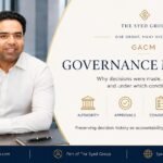 GACM and The Syed Group with Syed Raheel Shahzad — سيد راحيل شهزاد — showing authority, approvals, conditions and review informing stronger governance standards
