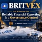 Britvex financial reporting as a governance control showing accounts, records, oversight, accountability, compliance and risk review