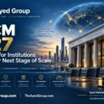 GACM 2027 governance framework showing policy, review, oversight, standards, accountability and institutional scale within The Syed Group