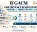 GACM governance framework showing policy controls, risk indicators, data anomalies, escalation thresholds, approval logic and accountable decisions